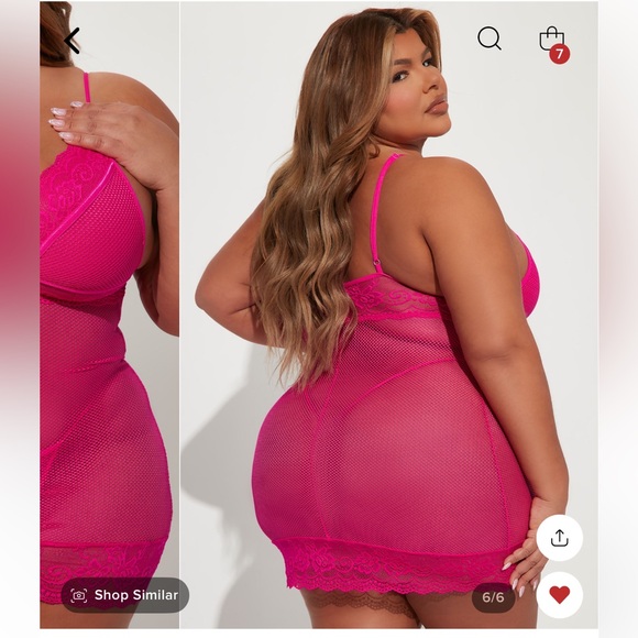 Fashion Nova Lingerie 2 piece set - Picture 6 of 8